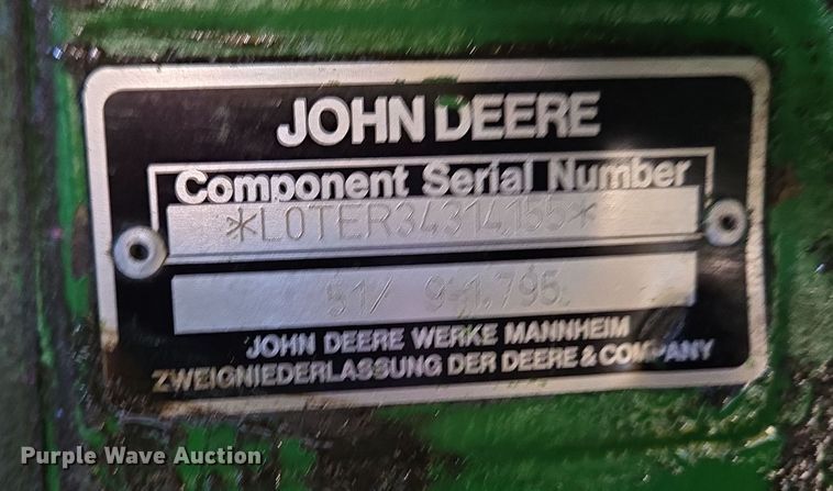 image for item DH9793 2002 John Deere 6420 MFWD tractor