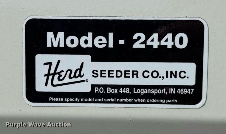 image for item DJ0847 Herd 2440 broadcast spreader