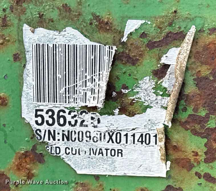 image for item DJ0848 John Deere 980 field cultivator