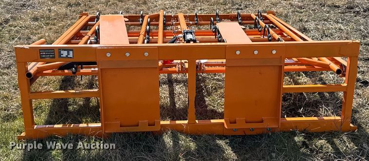 image for item DO0319 2024 LandHonor HAG-12-24Q skid steer hay accumulator grabber