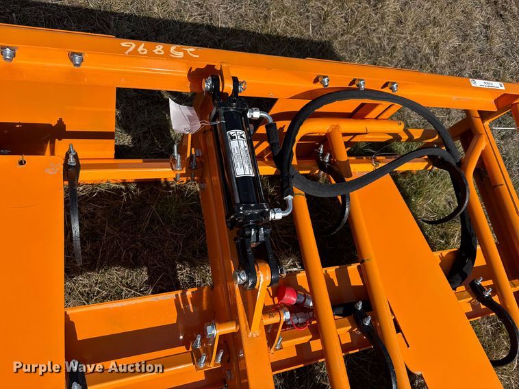 image for item DO0319 2024 LandHonor HAG-12-24Q skid steer hay accumulator grabber