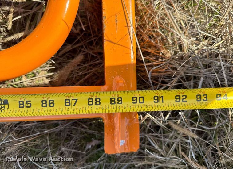 image for item DO0319 2024 LandHonor HAG-12-24Q skid steer hay accumulator grabber