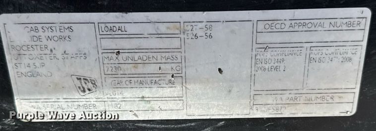 image for item DO2666 2014 JCB 527-58 AG telehandler