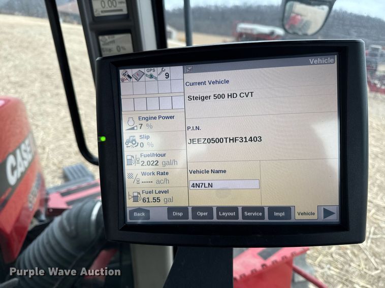 image for item DT0526 2018 Case IH Steiger 500 4WD tractor