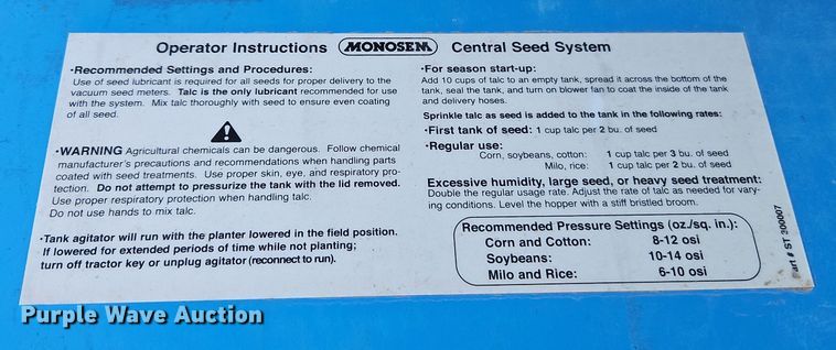 image for item DT7605 2014 Monosem NG Plus 4 twin row no-till planter