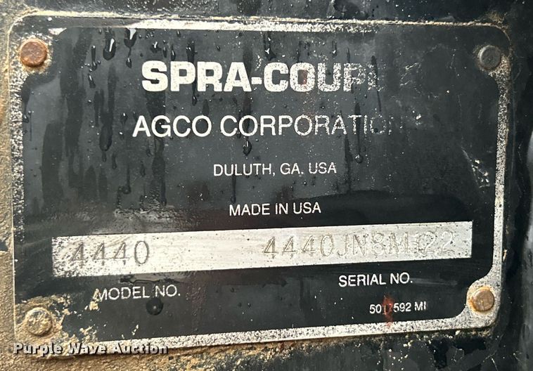 image for item EK2590 Agco Spra-Coupe 4440 sprayer