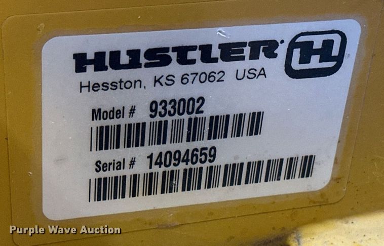 image for item ER8708 2014 Hustler Super Z Hyperdrive ZTR lawn mower