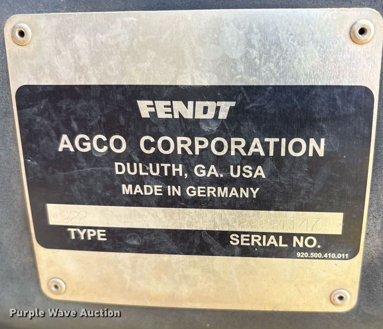 image for item EY9881 2007 Fendt 924 Vario MFWD tractor