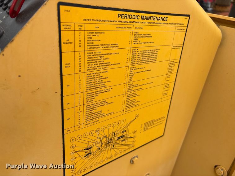 image for item EY9892 John Deere 210LE landscape tractor