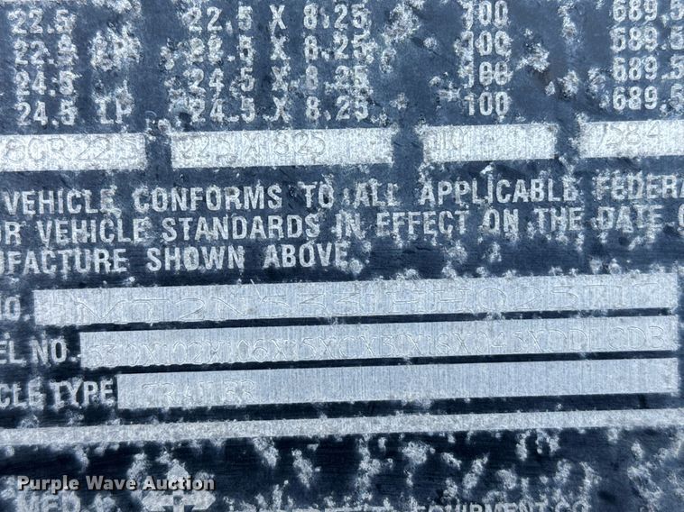 image for item NN9544 2017 Merritt livestock trailer