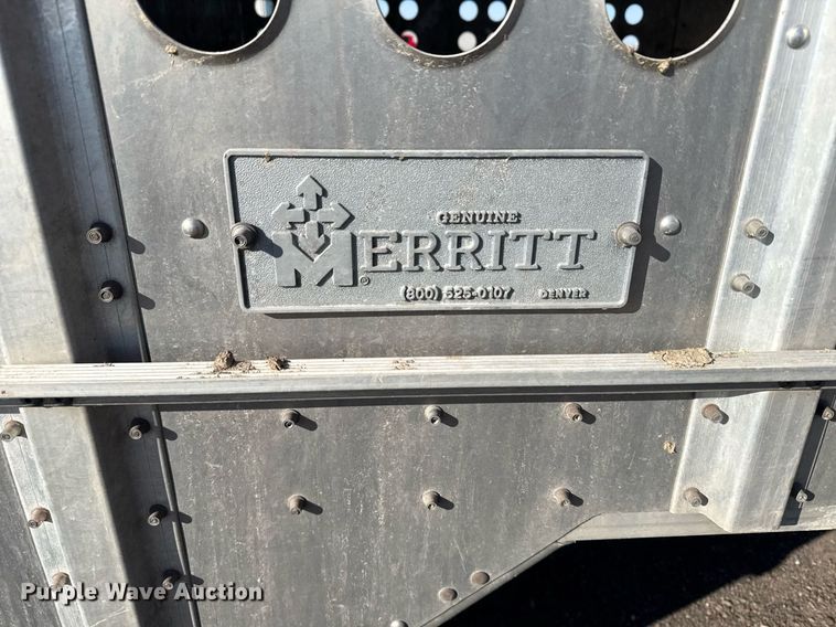 image for item NN9547 2017 Merritt livestock trailer