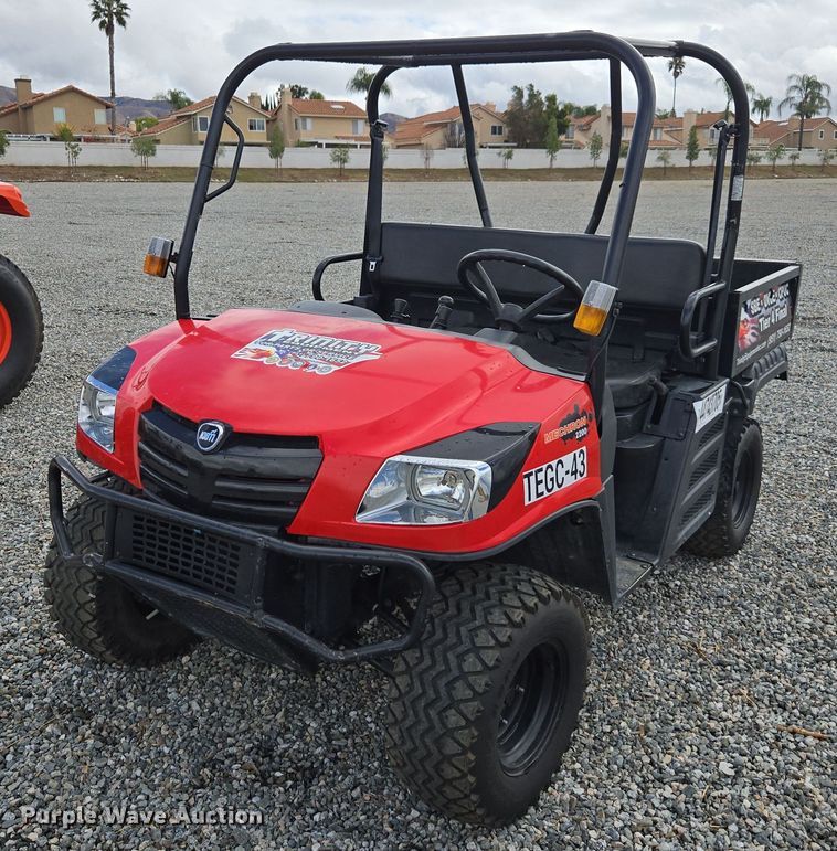 image for item YA0325 2021 Kioti Mechron 2200 utility vehicle