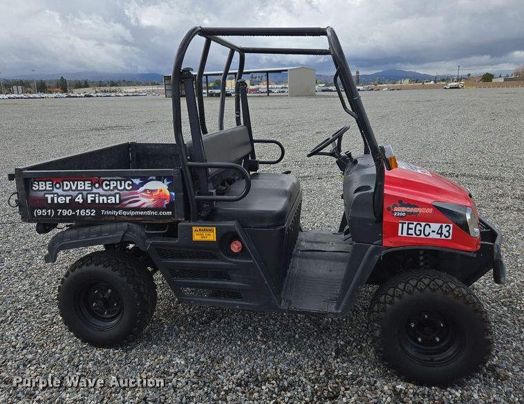 image for item YA0325 2021 Kioti Mechron 2200 utility vehicle