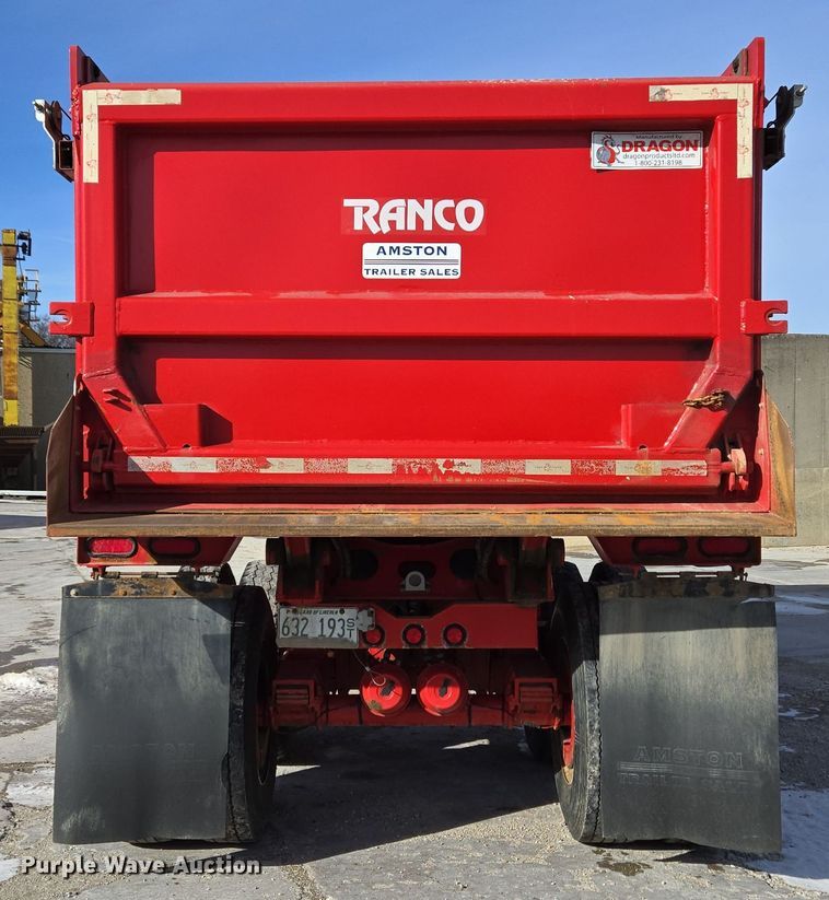 image for item DH9789 2017 Ranco end dump trailer