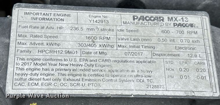 image for item DO0362 2018 Kenworth T680 semi truck