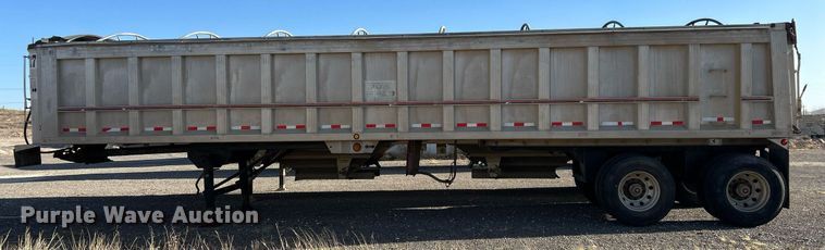 image for item DP6130 1990 Travis end dump trailer