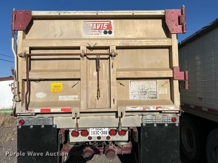 image for item DP6130 1990 Travis end dump trailer