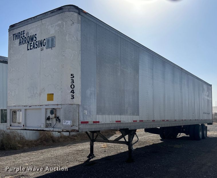 image for item DP6132 1993 Fruehauf dry van trailer