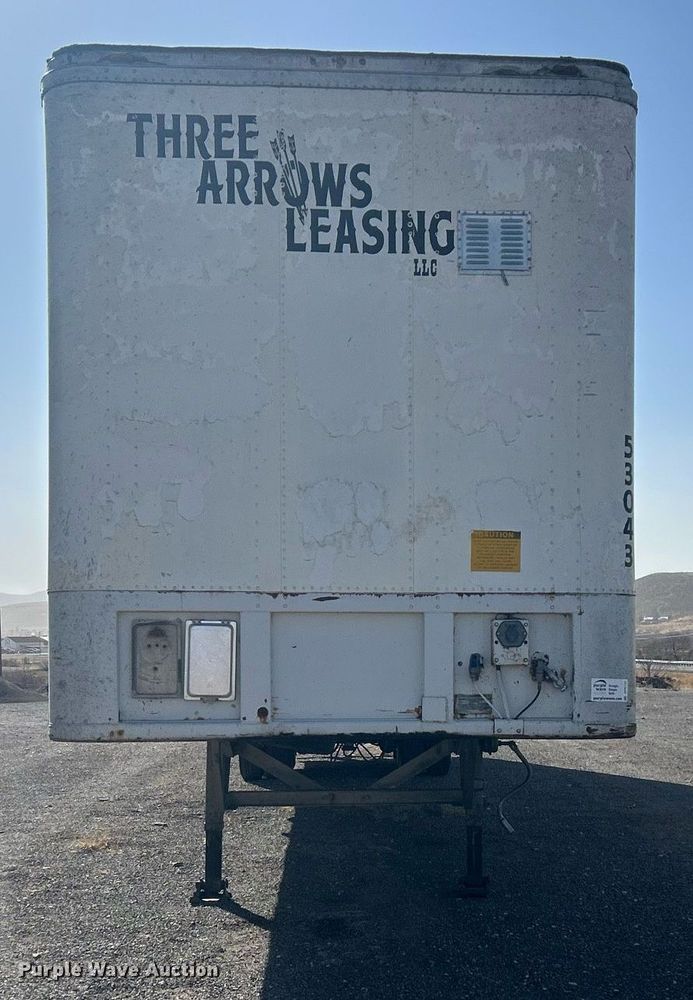 image for item DP6132 1993 Fruehauf dry van trailer