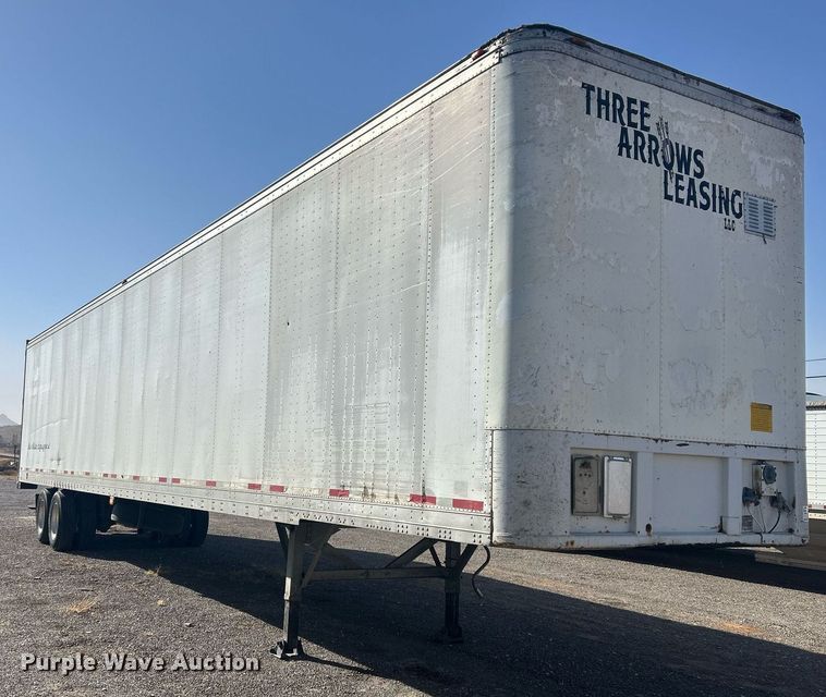 image for item DP6132 1993 Fruehauf dry van trailer