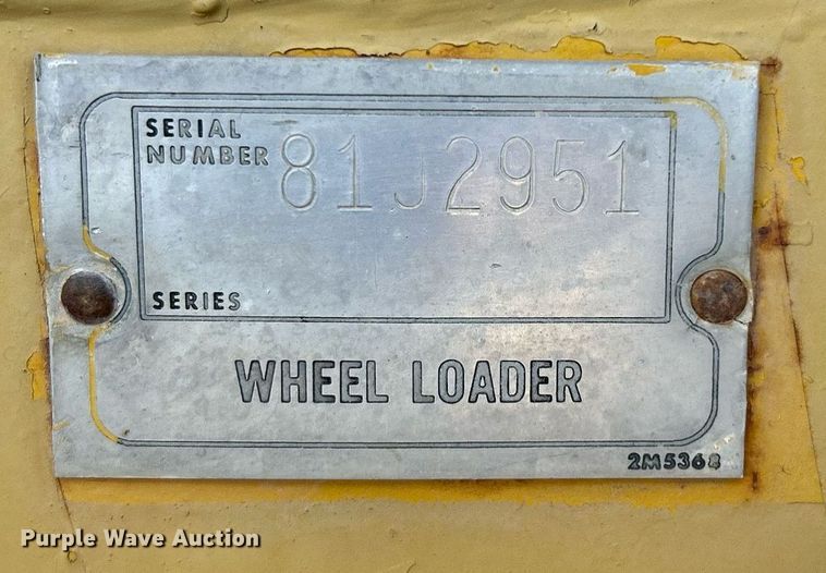 image for item DP6133 1970 Caterpillar 950 wheel loader