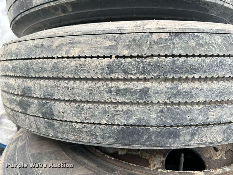 image for item DQ6639 (8) Kumbo 11R22.5 tires and wheels