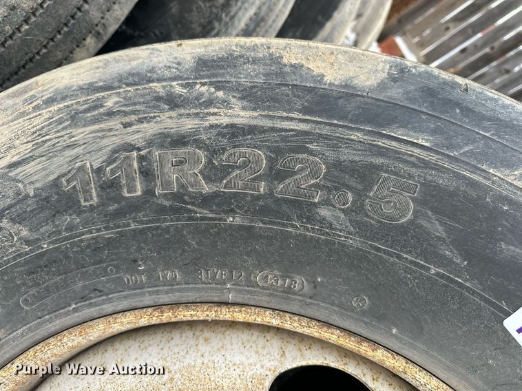 image for item DQ6639 (8) Kumbo 11R22.5 tires and wheels