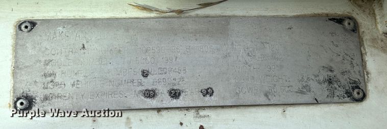 image for item DS2546 1997 Capacity TJ5000 yard truck