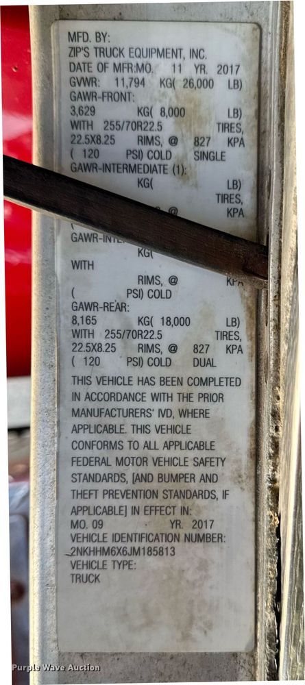 image for item DT0521 2018 Kenworth T270 rollback truck