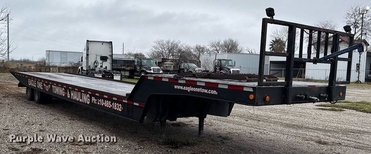 image for item ED5502 1999 Landoll tilt deck equipment trailer