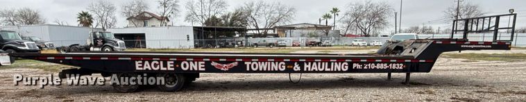 image for item ED5502 1999 Landoll tilt deck equipment trailer