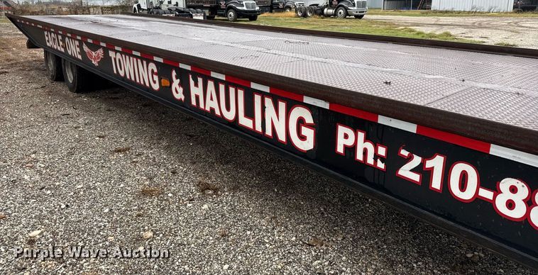 image for item ED5502 1999 Landoll tilt deck equipment trailer