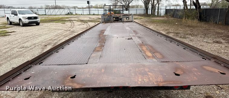 image for item ED5502 1999 Landoll tilt deck equipment trailer