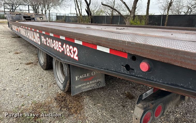 image for item ED5502 1999 Landoll tilt deck equipment trailer