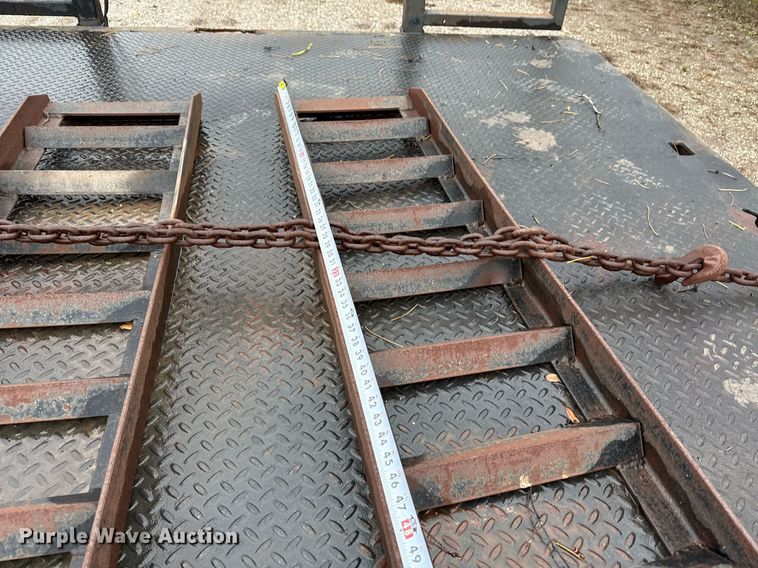 image for item ED5502 1999 Landoll tilt deck equipment trailer