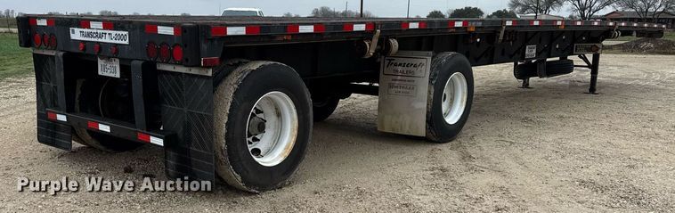 image for item ED5503 2002 Transcraft TL-2000 flatbed trailer