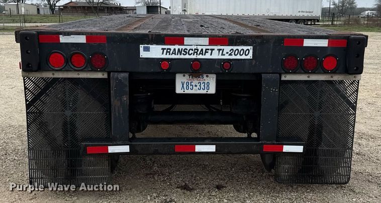 image for item ED5503 2002 Transcraft TL-2000 flatbed trailer