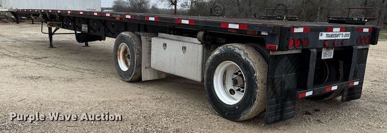 image for item ED5503 2002 Transcraft TL-2000 flatbed trailer
