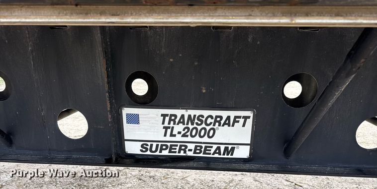 image for item ED5503 2002 Transcraft TL-2000 flatbed trailer