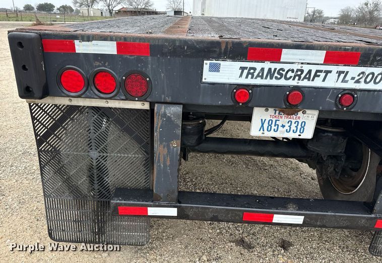 image for item ED5503 2002 Transcraft TL-2000 flatbed trailer