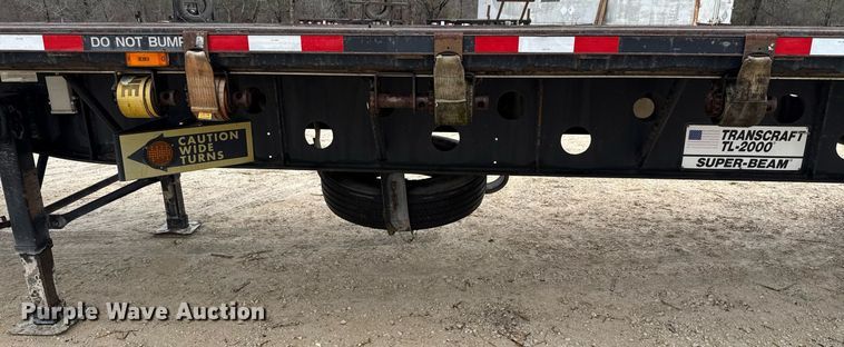 image for item ED5503 2002 Transcraft TL-2000 flatbed trailer