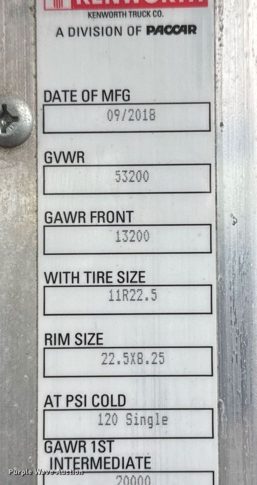 image for item EG2446 2019 Kenworth W900 semi truck