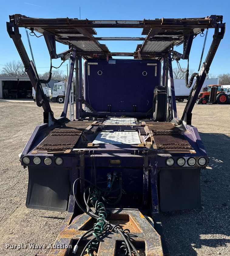 image for item EG2506 1999 Peterbilt 377 car carrier truck with car carrier trailer