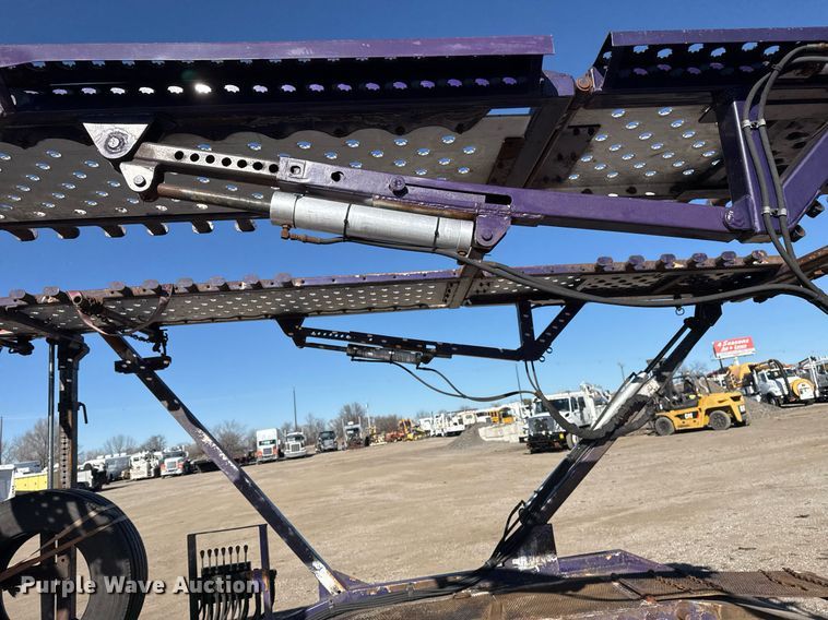 image for item EG2506 1999 Peterbilt 377 car carrier truck with car carrier trailer