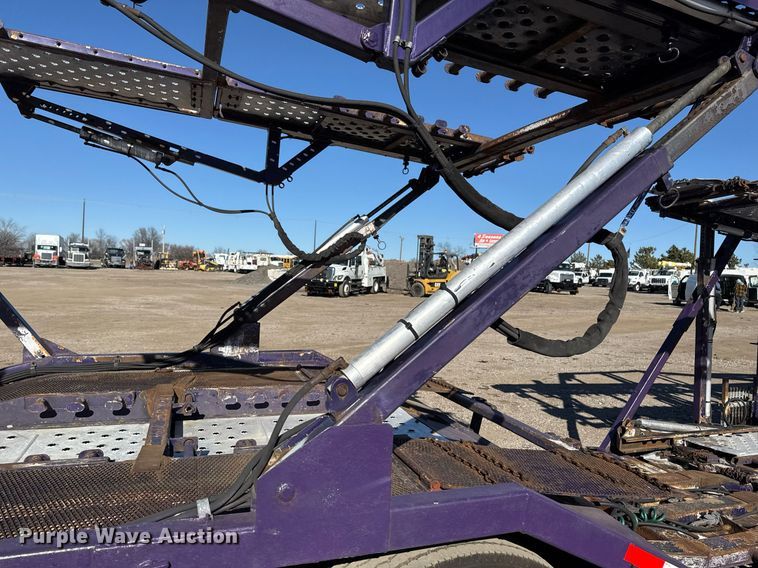 image for item EG2506 1999 Peterbilt 377 car carrier truck with car carrier trailer