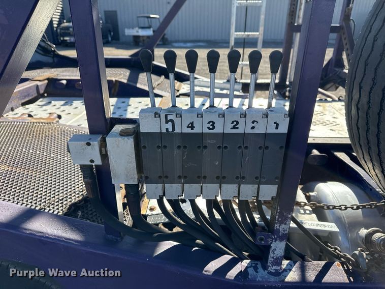 image for item EG2506 1999 Peterbilt 377 car carrier truck with car carrier trailer