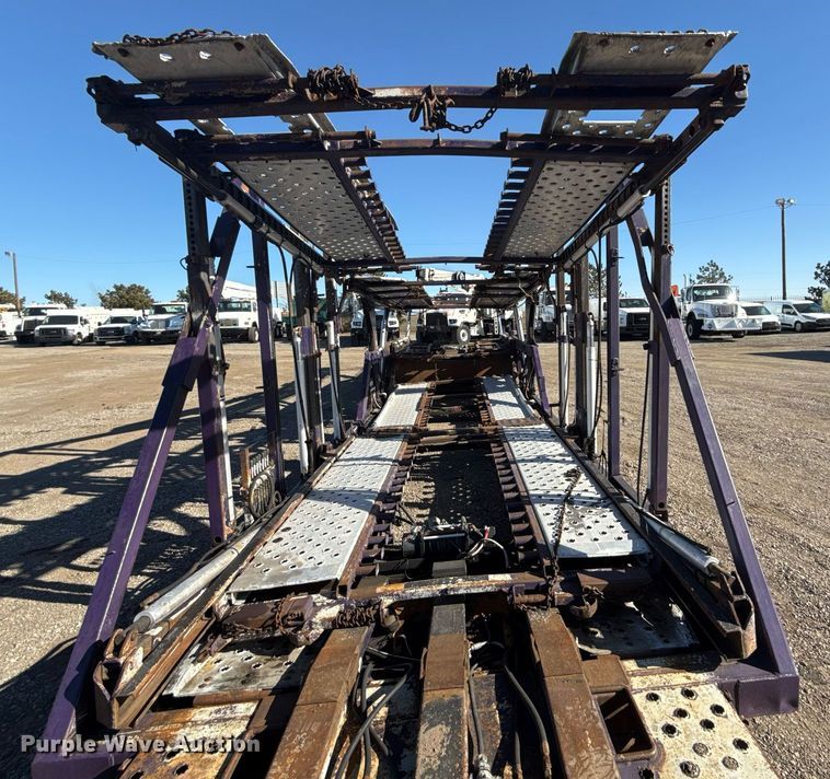 image for item EG2506 1999 Peterbilt 377 car carrier truck with car carrier trailer