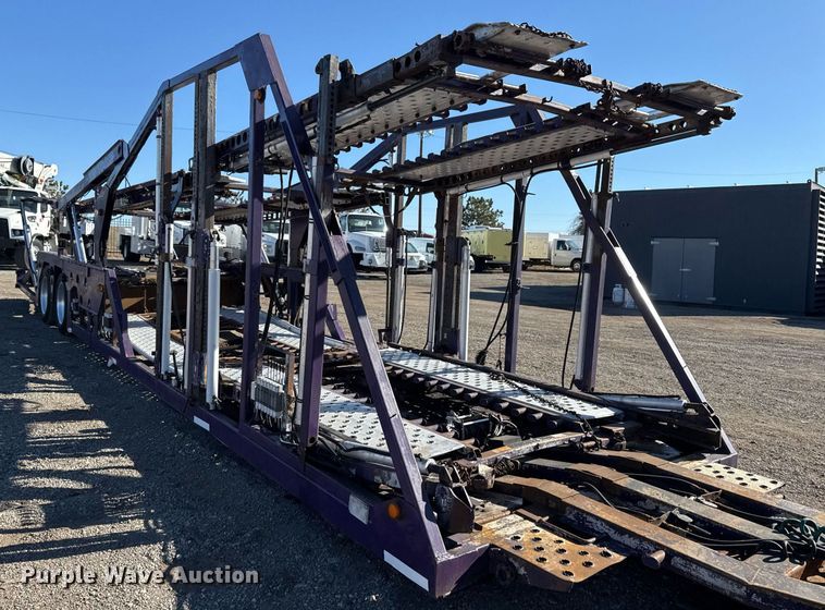 image for item EG2506 1999 Peterbilt 377 car carrier truck with car carrier trailer