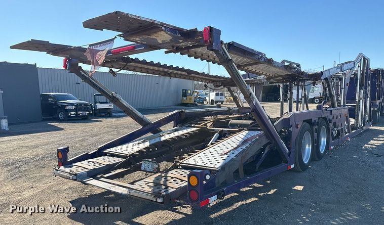 image for item EG2506 1999 Peterbilt 377 car carrier truck with car carrier trailer