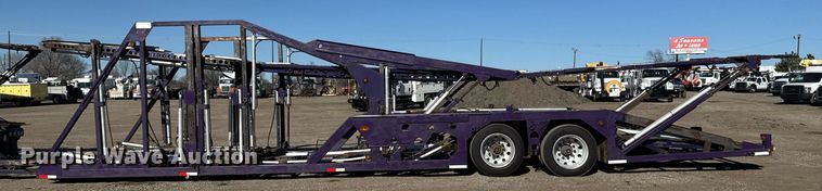 image for item EG2506 1999 Peterbilt 377 car carrier truck with car carrier trailer